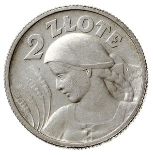 2 złote 1924, Paryż, Parchimowicz 109.a, bardzo 