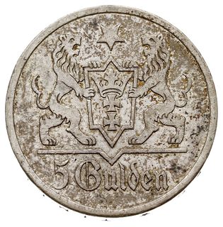 5 guldenów 1927, Berlin, Kościół Marii Panny, Parchimowicz 65b, rzadkie i bardzo ładne, miejscowa patyna