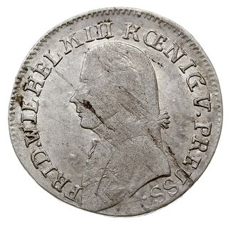 Fryderyk Wilhelm III 1797-1840, 9 krajcarów 1808, Kłodzko, F.u.S. 1306, Neumann 43, rzadkie