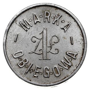 Królewska Huta - 1 złoty Spółdzielni Spożywców 75 Pułku Piechoty, aluminium, Bartoszewicki 78.5.(R6b), wyśmienite
