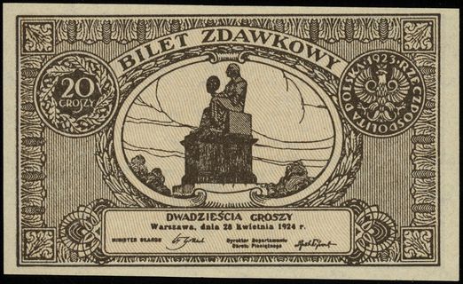 10, 20 i 50 groszy 28.04.1924, Lucow 701 (R2), 7