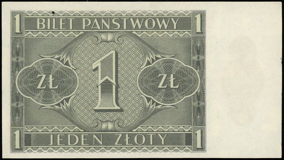 1 złoty 1.10.1938, seria IJ, numeracja 7601310, 
