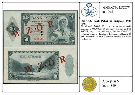 50 złotych 20.08.1939, bez oznaczenia serii, num