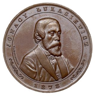 Józef Łukasiewicz -medal sygnowany W A MALINOWSK
