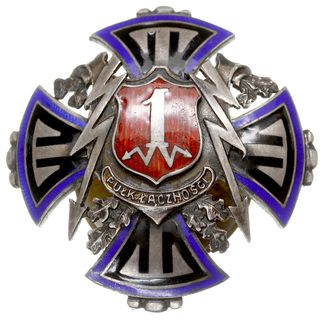odznaka pamiątkowa 1 Pułku Łączności wzór 2, wer