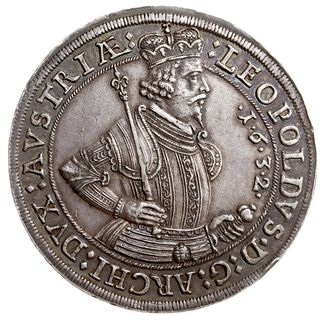 arcyksiążę Leopold V 1619-1632, talar 1632, Hall