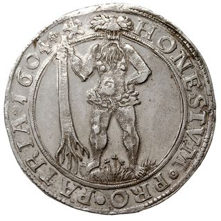 Henryk Juliusz 1589-1613, talar 1604, Andreasberg, srebro 29.09 g, Welter 645A, Dav. 6285, wyśmienity stan zachowania