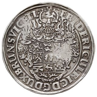 Fryderyk Ulryk 1613-1634, talar 1620, Zellerfeld, srebro 28.24 g, Dav. 6303, Welter 1057A, na awersie niewielkie graffiti