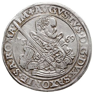 August 1553-1586, talar 1569 HB, Drezno, srebro 