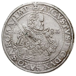 August 1553-1586, talar 1582 HB, Drezno, srebro 