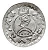 denar królewski 1086-1092, Aw: Popiersie króla w prawo, S WRATIZLAV, Rw: Dłoń opatrzności z propor..