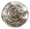 Augsburg, Henryk II 1002-1024, denar 1009-1024, Aw: Popiersie króla w lewo, Rw: Krzyż, srebro 1.23..