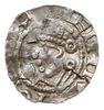 Dortmund, Henryk II 1002-1024, denar, Aw: Popiersie króla w lewo, Rw: Krzyż z kulkami w kątach, sr..