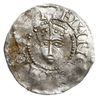 Tiel, Henryk II 1002-1024, denar, Aw: Głowa króla na wprost, Rw: Krzyż z kulkami w kątach, TIELE, ..