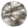 Andernach, Dietrich I 984-1027, denar, Aw: Popiersie w lewo, Rw: Napis w formie krzyża ANDER/NA/KA..
