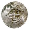 Otto III 983-1002, denar typu OAP, Goslar, Aw: Kapliczka, Rw: Krzyż z O-D-D-O w kątach, srebro 1.0..
