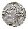 Wielkopolska, denar koronny, ok. 1290-1296, Aw: Heraldyczny ukoronowany orzeł na wprost z głową zw..