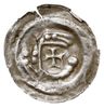 brakteat typu Ramię z proporcem”, ok. 1236-1247, Ramię z proporcem, w środku krzyż, srebro 0.25 g,..