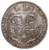 talar 1716, Drezno, Aw: Popiersie w prawo i napis wokoło, Rw: Tarcze herbowe i napis wokoło, srebr..