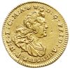 1/4 dukata 1743, Drezno, Aw: Popiersie i napis, Rw: Tarcza herbowa i napis, złoto 0.86 g, Kahnt 52..