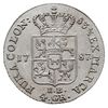 złotówka 1787, Warszawa, Plage 295, wyśmienicie zachowana