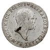 1 złoty 1819, Warszawa, Plage 64, Bitkin 843, mały defekt krążka na awersie, ale pięknie zachowane