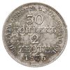 30 kopiejek = 2 złote 1836, Warszawa, cyfra 6 zw