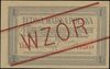1 marka polska 17.05.1919, seria IAL, numeracja 152358, obustronnie ukośny nadruk WZÓR, Lucow 323 ..