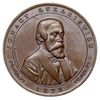 Józef Łukasiewicz -medal sygnowany W A MALINOWSKI wybity w 1878 r., Aw: Popiersie 3/4 w prawo i na..