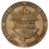 700-lecie założenia miasta Torunia 1933 r., -medal autorstwa Stanisława Repety, Aw: Na górze styli..