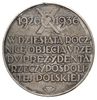 Ignacy Mościcki -medal sygnowany J.AVMILLER wybity w 1936 r., z okazji 10-lecia objęcia urzędu Pre..