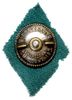 odznaka pamiątkowa 5 Dywizji Strzelców Syberyjskich, Orzeł z korpusem owiniętym literą S, na rombi..