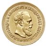 5 rubli 1888 АГ, Petersburg, złoto 6.44 g, Bitkin 27, Kazakov 683, ładnie zachowane