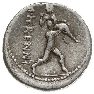M. Herennius 108-107 pne, denar 108/107 pne, Rzy