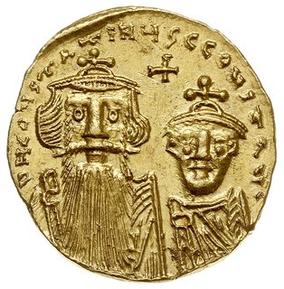 Konstans II 641-668 i Konstantyn IV 654-685, sol