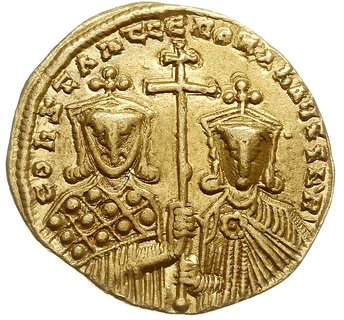Konstantyn VII i Roman II 913-959, solidus 945-9