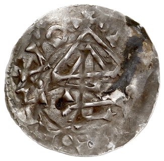 Bolesław II 967-999, denar typu bawarskiego, Aw: