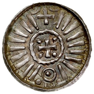 Otto I - Otto III 955-1002, denar krzyżowy X w.,