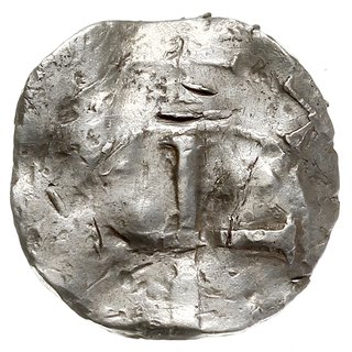 zestaw denarów kolońskich typu S-COLONIA (2 sztuki) i saksońskich typu OAP (4 sztuki), Dbg 331 (2x) i 1167 (4x), razem 6 sztuk, gięte, jeden obłamany