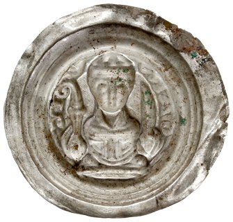 Magdeburg- arcybiskupstwo, Wichmann von Seeburg 1152-1192, brakteat mennica Halle