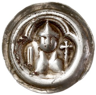 Otto Bogaty 1156-1190, brakteat; Popiersie margr