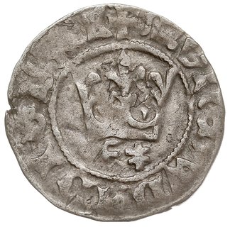 półgrosz koronny z lat 1416-1422, Wschowa, Aw: Korona, pod nią F‡, Rw: Orzeł, Gum.P. 518, Gum.H. 417, Kop. 374, Kubiak typ VI