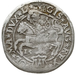 grosz na stopę litewską 1545, Wilno, Aw: Głowa k