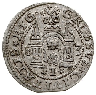 grosz 1583, Ryga, Gerbaszewski 3, bardzo starann