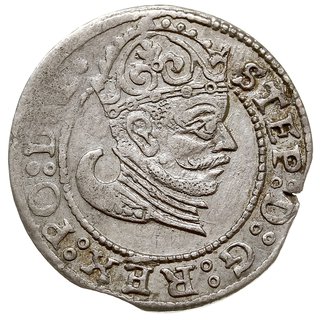 grosz 1583, Ryga, Gerbaszewski 2, drobna wada blachy