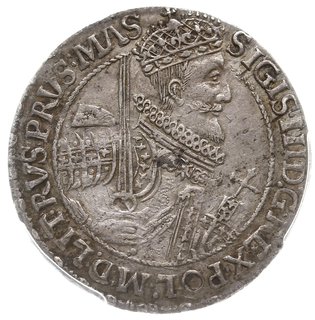 ort 1621, Bydgoszcz, Shatalin K21.24, moneta w pudełku PCGS z certyfikatem AU53, patyna, bardzo ładny
