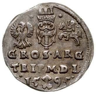 trojak 1595, Wilno, Iger V.95.1.a, Ivanauskas 5S