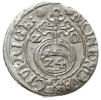 półtorak 1620, Ryga, odmiana bez znaku lis, Gerb