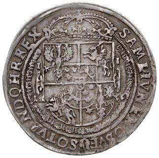 talar 1636, Bydgoszcz, Aw: Półpostać króla w pra