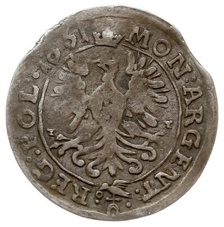 3 krajcary 1661, Opole, Aw: Popiersie króla i na